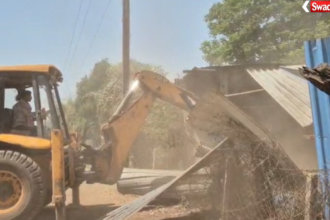 Durg Bulldozer Action