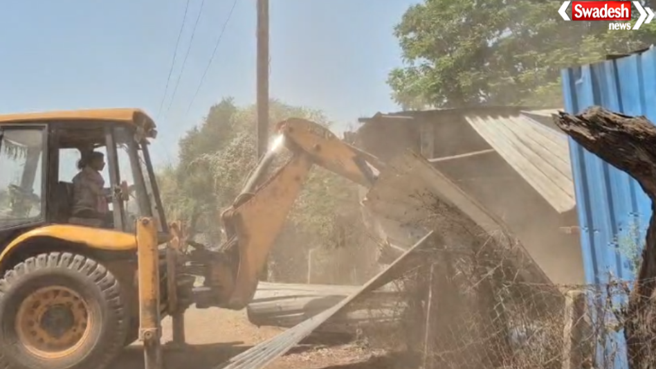 Durg Bulldozer Action