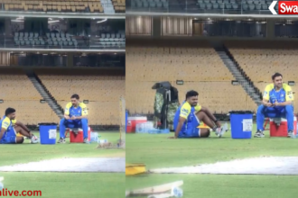 MS Dhoni training session