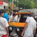 Road Accident: High-speed auto