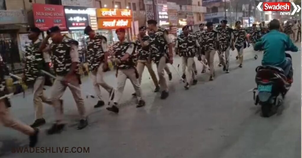 Flag March for Law and Order