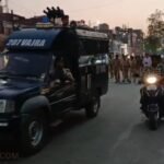 Flag March for Holi Security