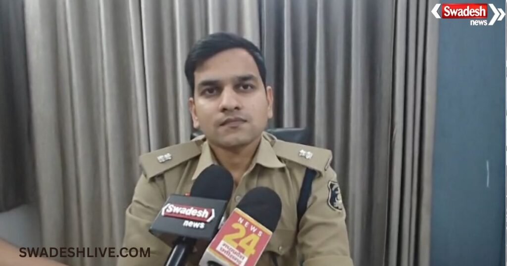 Holi Security Flag March