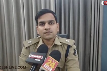 Holi Security Flag March