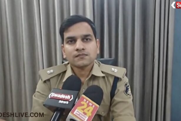 Holi Security Flag March