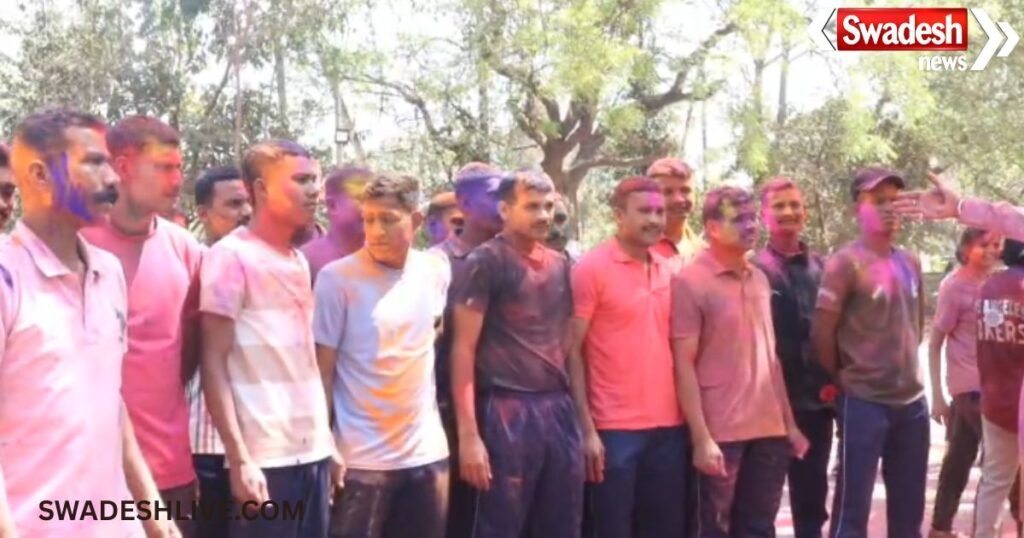 Police Holi Celebration