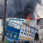 Indore garage fire