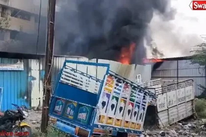 Indore garage fire