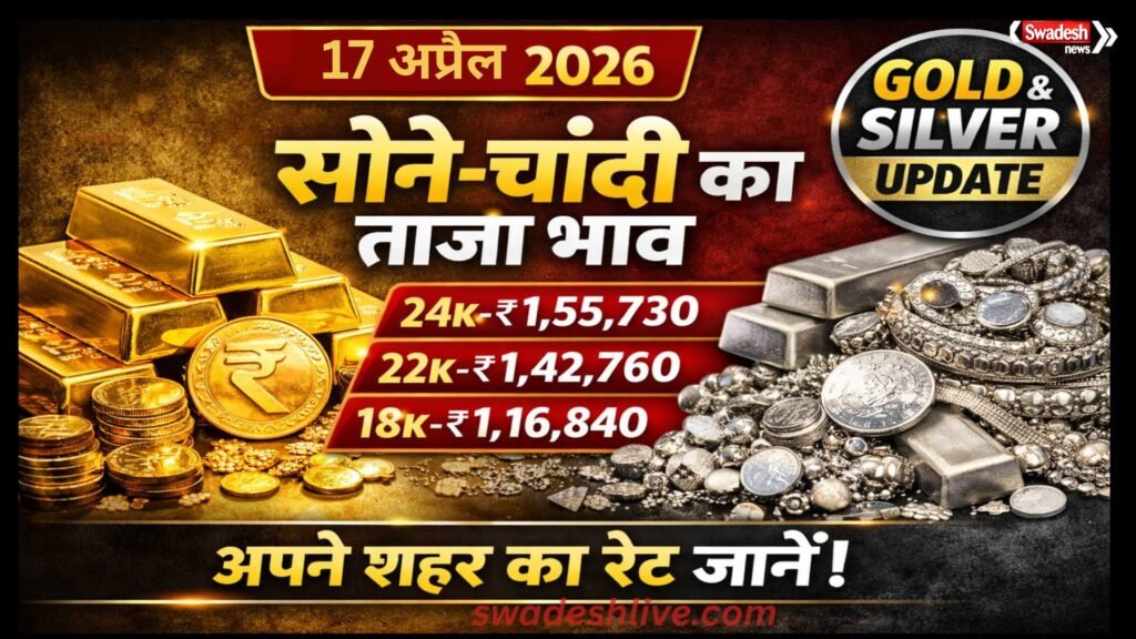 GoldSilverPriceToday 17 april 2026 rate india