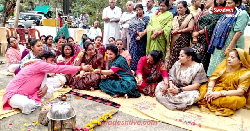 Govindpura bpl krishna-gaur-bhoomi-pujan