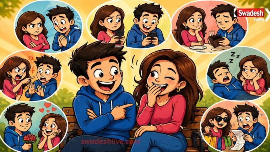 Hindi Jokes Girlfriend-boyfriend-funny-love