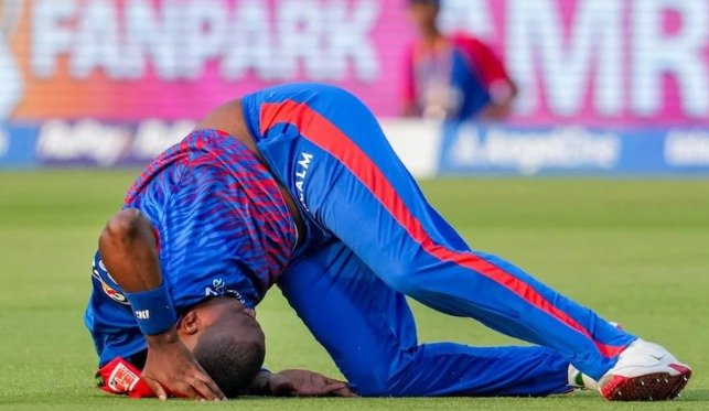 Lungi Ngidi Injury ipl-2026-dc-vs-pk accident