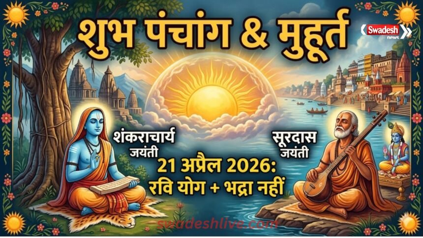 Shubh Muhurat 21 April 2026 ravi yoga