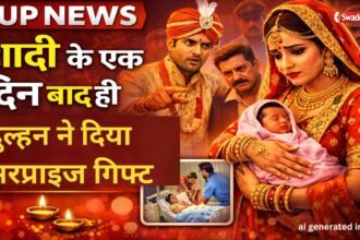 UP News bride-gives-birth-after marriage