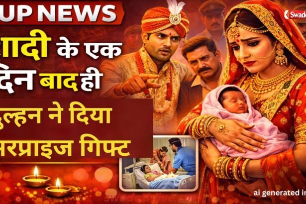 UP News bride-gives-birth-after marriage