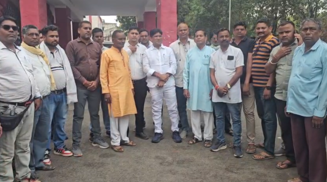 Railway Project Protest