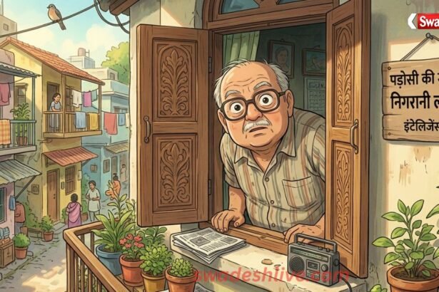 padosi-ki-jasoosi-wali-aadat-vyang-hasya-hathoda