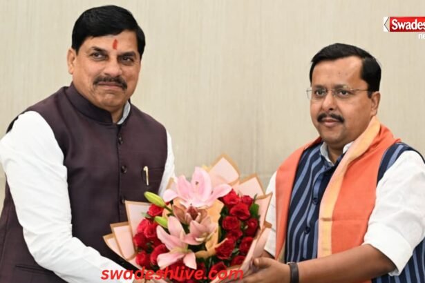 CM Delhi Visit mohan-yadav-meets-bjp-president