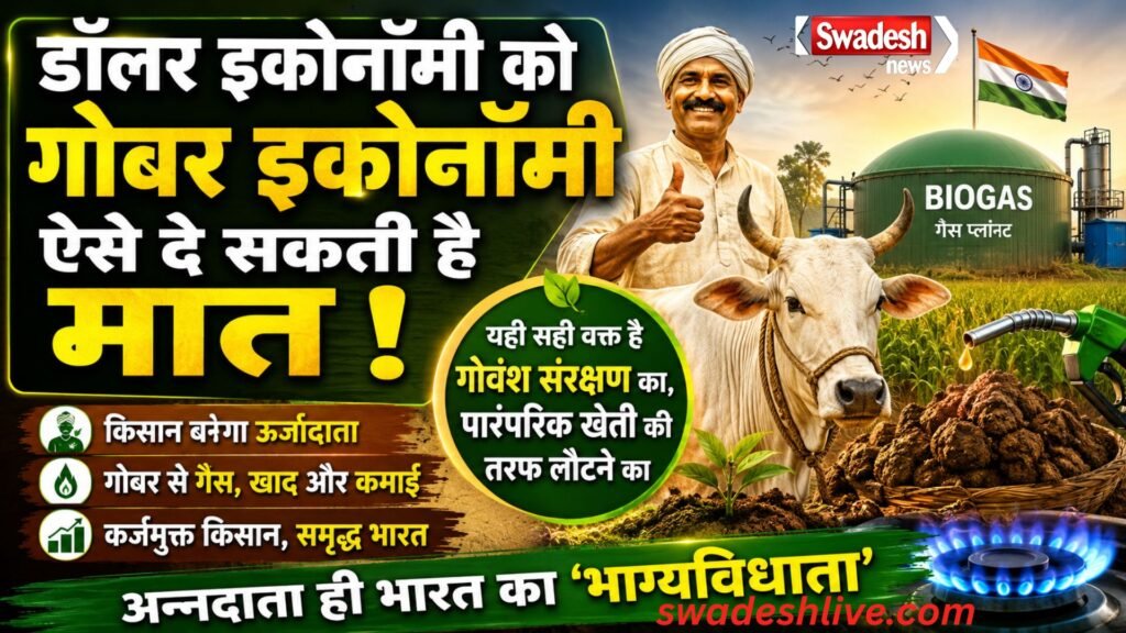 Dollar Eeconomy vs gobar economy natural farming
