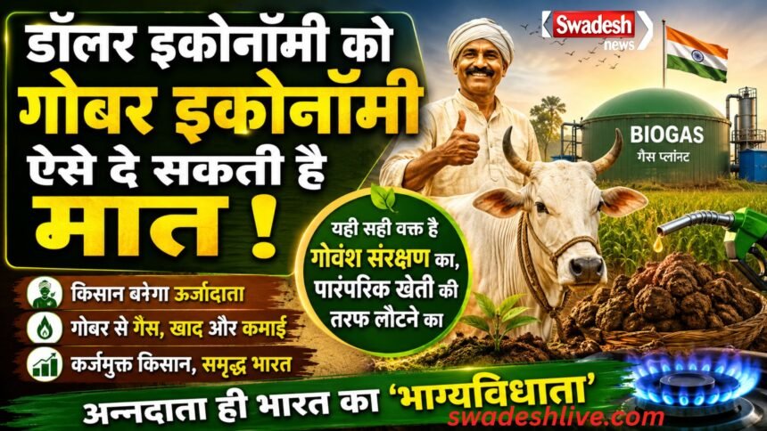 Dollar Eeconomy vs gobar economy natural farming