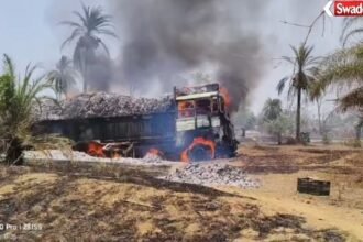 Pakhanjur Truck Fire