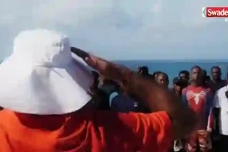 Under Water Tiranga andaman guinness-world-record