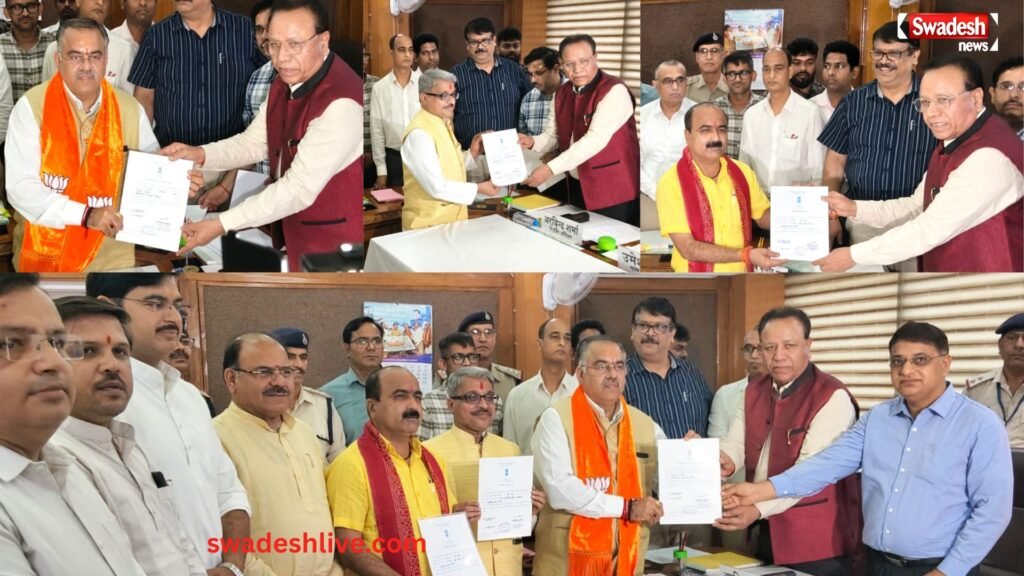 BJP Candidates Elected Unopposed Tarun Rajnish Mahesh