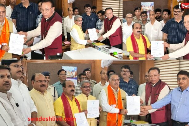 BJP Candidates Elected Unopposed Tarun Rajnish Mahesh