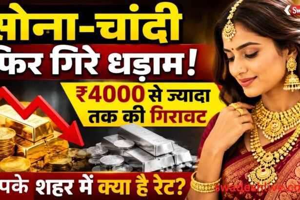 Gold Silver Price 24 June 2026 rate fall in india