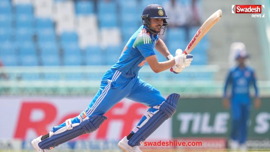 IND vs AFG 2nd ODI shubman gill fifty score update