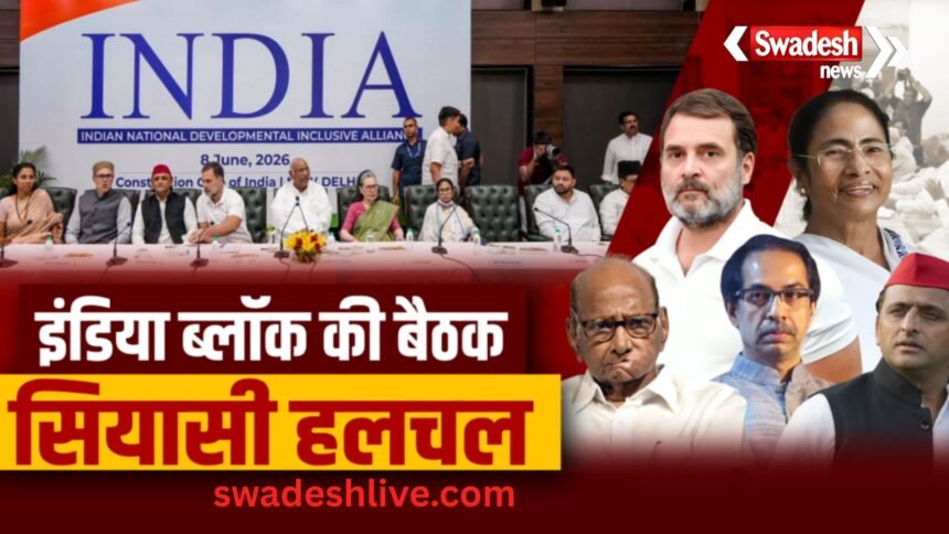 INDIA Block Meeting 2026 opposition-unity strategy