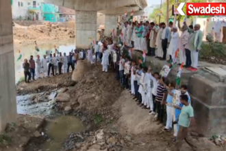 Gwalior Elevated Road Sewer Line Issue