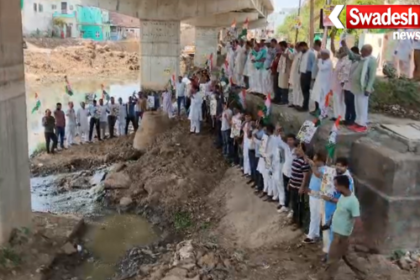 Gwalior Elevated Road Sewer Line Issue