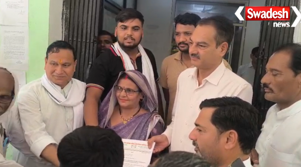 Congress Protest in Dabra