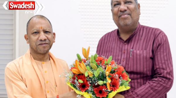 CM Yogi Adityanath Dr Sanjay Nishad Meeting