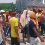 Complete traffic shutdown on the Ara-Buxar