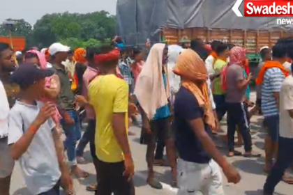 Complete traffic shutdown on the Ara-Buxar
