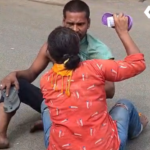 Agra Husband Wife Street Fight