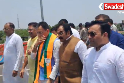 Jitin Prasada Jabalpur Flyover Inspection