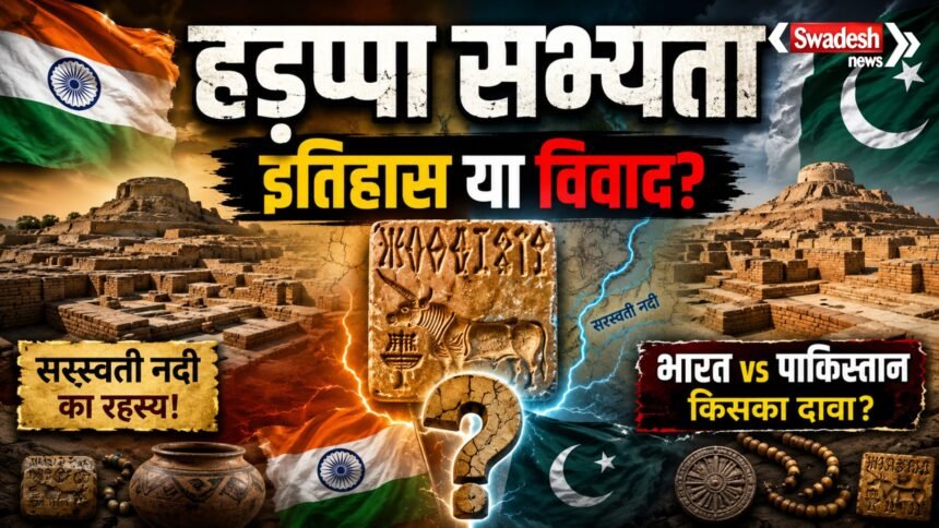 हड़प्पा सभ्यता के प्राचीन खंडहर, पुरातात्विक अवशेष और सिंधु घाटी सभ्यता से जुड़ी ऐतिहासिक संरचनाएं