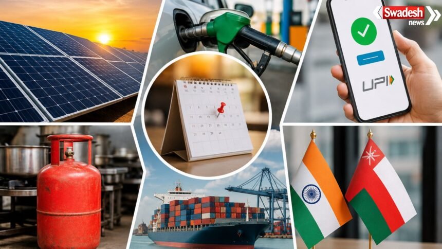 https://swadeshlive.com/1-june-2026-new-rules-lpg-upi-solar-projects-trade-updates/
