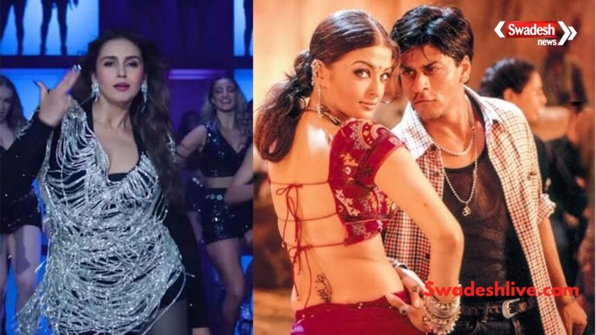 हुमा कुरैशी और रचित सिंह फिल्म 'बेबी डू डाई डू' के गाने 'इश्क कमीना 2.0' में डांस परफॉर्म करते हुए।