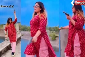 Rewa Girl Viral Reel Illegal Weapon