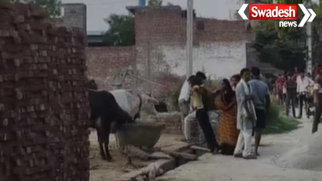 Firozabad Naali Dispute Stones Pelting
