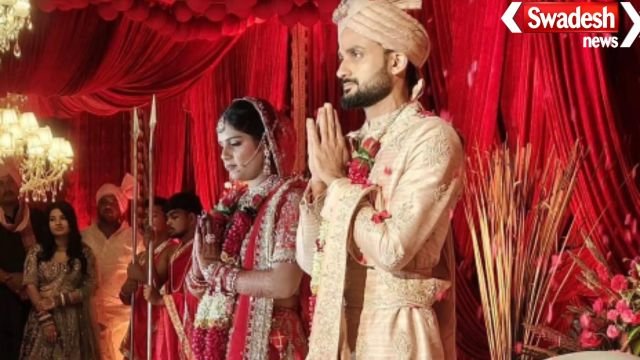 Cricketer Akash Deep Marriage Akshita Raj Varanasi