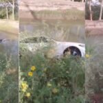Car Fell Into Canal