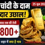 gold silver rate 25 june 2025 swadesh news