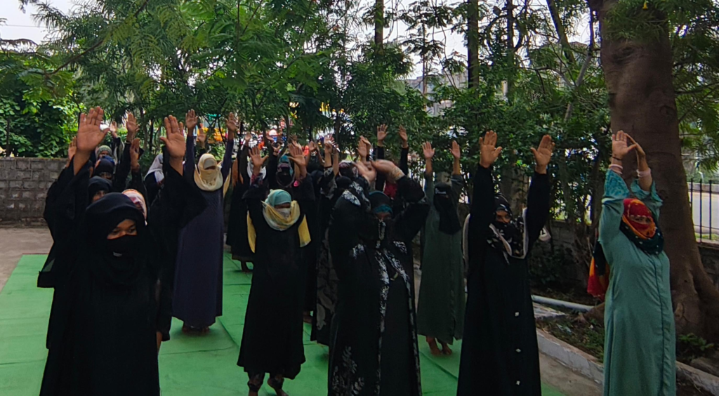 Muslim Women Yoga Bhopal