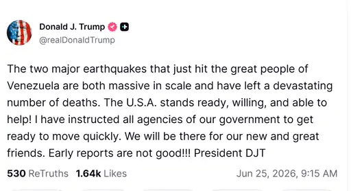 Venezuela Earthquake