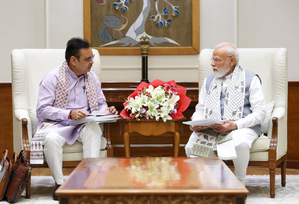 Rajasthan CM Meets PM Modi